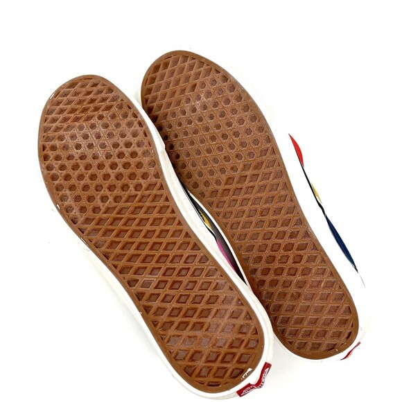 Vans Classic Slip-On Varsity VN0A4BV3V9H Mens Size 10.5 NEW Multi color Green - Picture 8 of 9